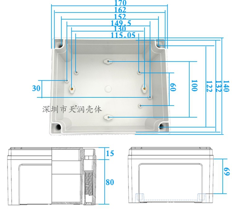 鋁型材外殼生產(chǎn)廠家,工控機箱