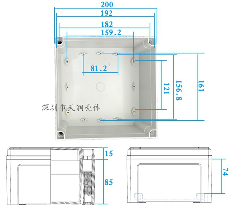 車載電腦機(jī)箱,電路板鋁外殼